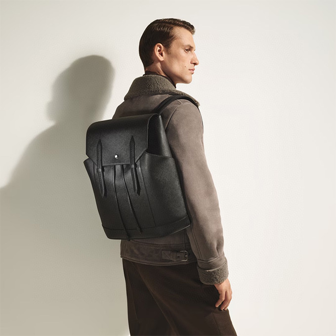 montblanc meisterstück sartorial leather backpack #220310 #220421